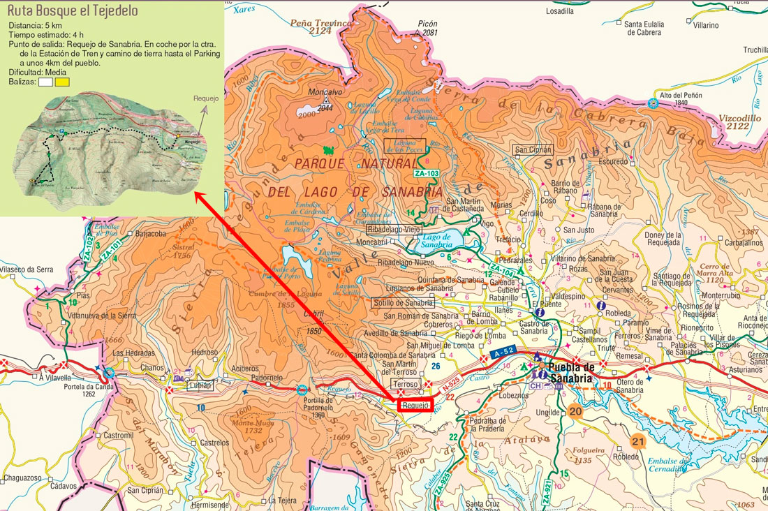 Mapa Ruta del Tejedelo